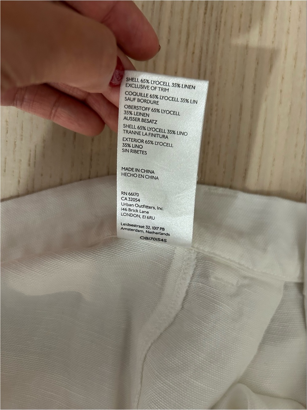 Pilcro Anthropologie Women’s Pants Barrel Leg Relaxed Fit Size 32 White Cotton - Picture 5 of 6